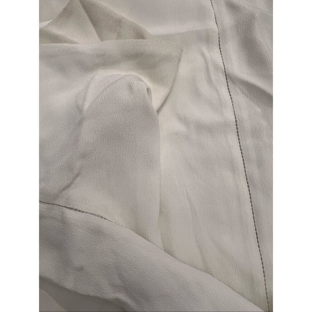 T Alexander Wang Women's Long Sleeve Stretch Lined Shift Dress Ivory Size Medium - Picture 5 of 8